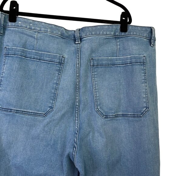 Lane Bryant Signature Fit Flex Magic Waistband High Rise Flare Jeans Size 26 - Picture 9 of 14